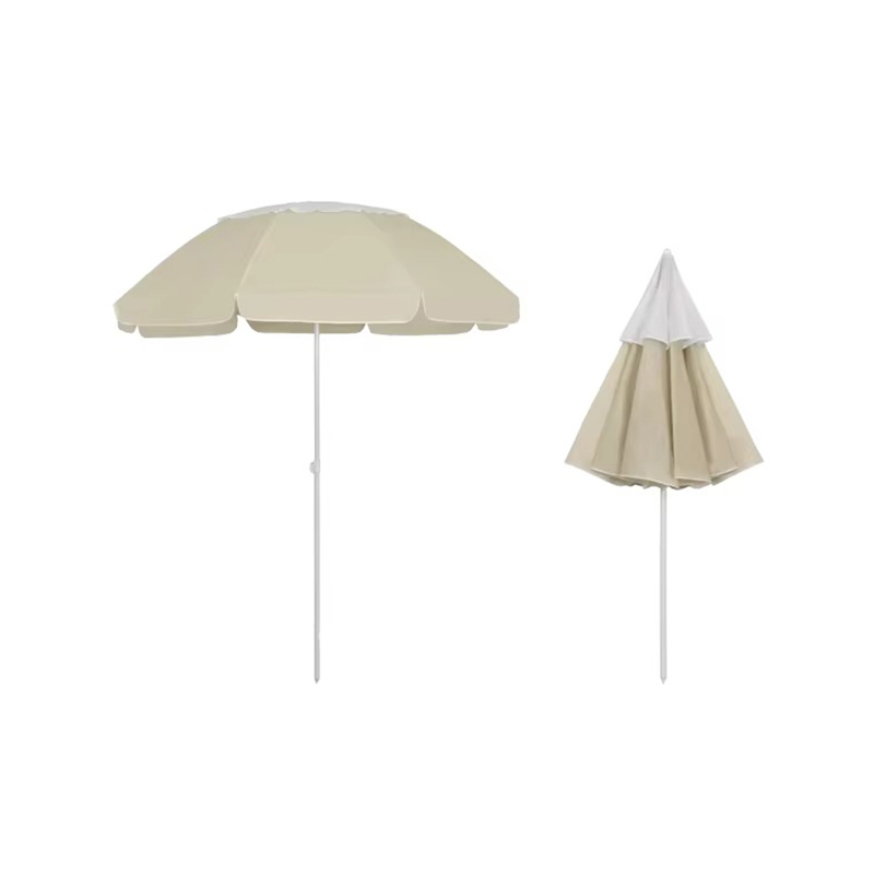 Logo -ul color Umbrelă de plajă personalizabilă
